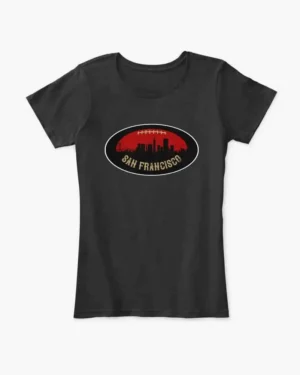 San Francisco Football t-shirt, 49ers, women's t-shirt
