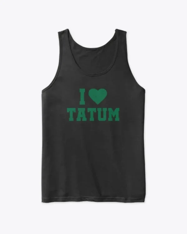 I Love Tatum Basketball Tank Top, Boston Celtics