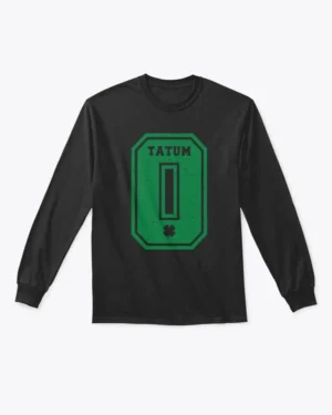 Jayson Tatum 0 Basketball Long Sleeve Shirt, Boston Celtics