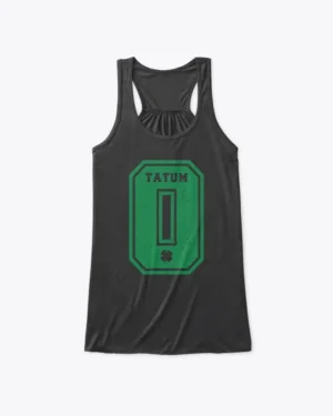 Jayson Tatum 0 Basketball Tank Top, Boston Celtics, Womens Flowy Tank Top