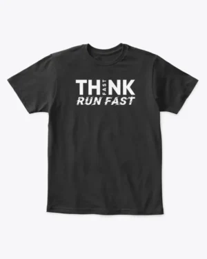 Think Fast Run Fast Football T-shirt, Kids T-shirt