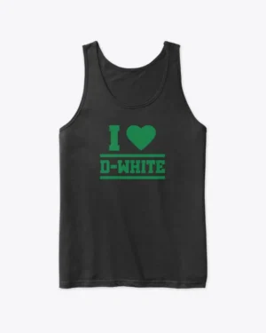 I Love Derrick White Basketball Tank Top, Boston Celtics