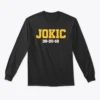 Nikola Jokic Basketball Long Sleeve Shirt, Denver Nuggets