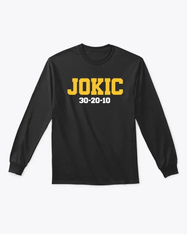 Nikola Jokic Basketball Long Sleeve Shirt, Denver Nuggets