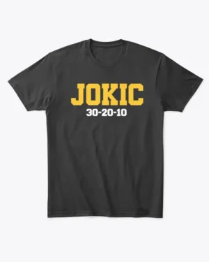 Nikola Jokic Basketball T-shirt, Denver Nuggets, Men's T-shirt