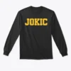 Nikola Jokic Basketball Long Sleeve Shirt, Denver Nuggets