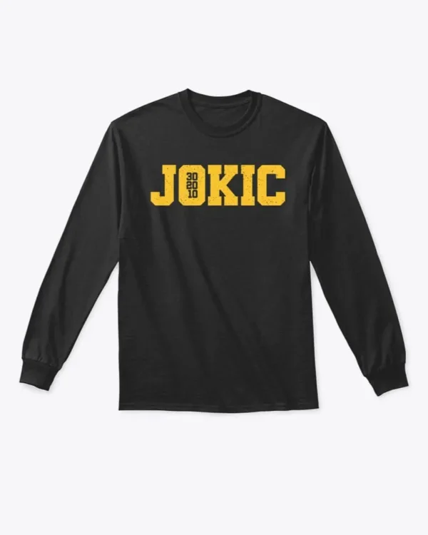 Nikola Jokic Basketball Long Sleeve Shirt, Denver Nuggets