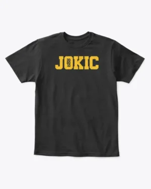 Nikola Jokic Basketball T-shirt, Denver Nuggets, Kids T-shirt
